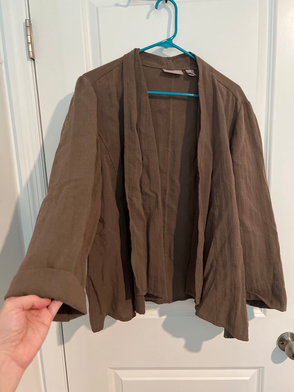 Chico's Travelers Open Front Cardigan – Size 3 (US Large/16)